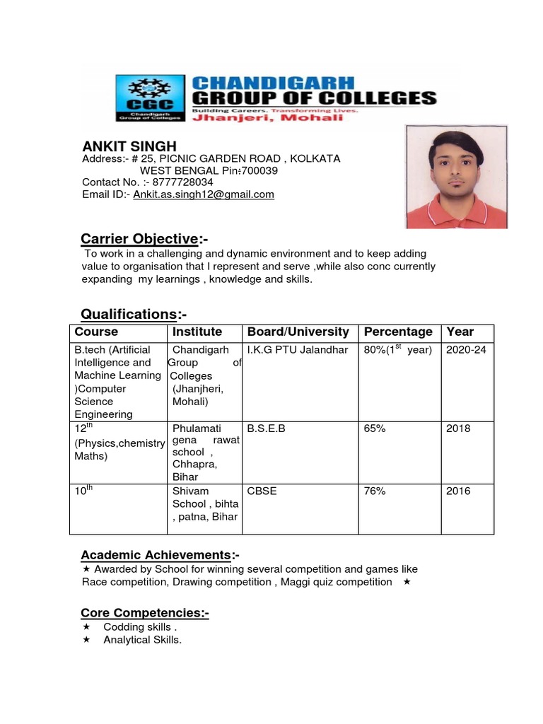 2ankit Singh Resume | PDF