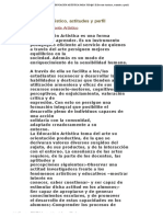 EDUCACIÓN ARTÍSTICA PARA TODS - El Docente Artístico, Actitudes y Perfil