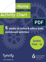 STEM Take Home Activity Chart - PreK - 12