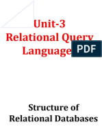 Unit-3 Relational Query