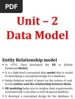 Unit-2 Data Models