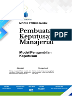 Modul Pengambilan Keputusan Manajerial (TM2)