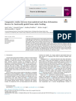 Comparative Studies Between Semi-Analytical and Shear Deformation