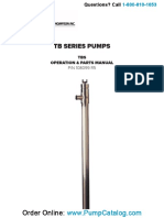 FTI Finish Thompson TBS Series Drum Pumps Operation Parts Manual 108099 R5