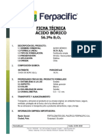 Ficha Técnica Acido Bórico