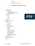 Consideraciones para Evaluación - Examen Mental