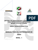 Manual para entrenador de Judo Nivel 1