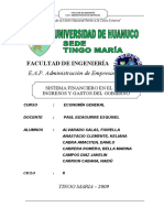 Sistema financiero peruano: instituciones, funciones e ingresos y gastos del gobierno