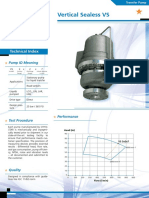Vertical Sealess VS: Technical Index