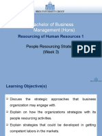 Lecture Slides 3 People Resourcing Strategy