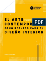 El Arte Contemporáneo: Diseño Interior