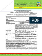 Certificado de Parametros Urbanisticos y Edificatorios 