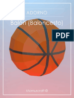 Adorno Balón Baloncesto