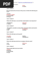 General Science - General Knowledge