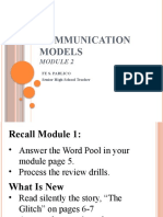 Module2 Communication Models