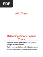 AVL and B Trees