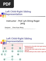 Left Child-Right Sibling Representation