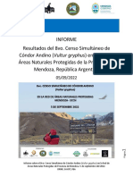 Censo de cóndores en ANP de Mendoza