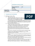 Inverters and Applications Requirements of The Final Report