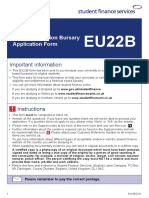EU22B Bursary Form