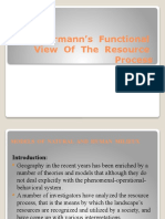 Zimmermann’s Functional View of Resource Process