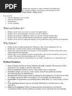 Python Notes