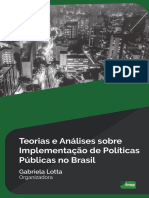 Teorias e Análises sobre Implementação de Políticas Públicas no Brasil.indd