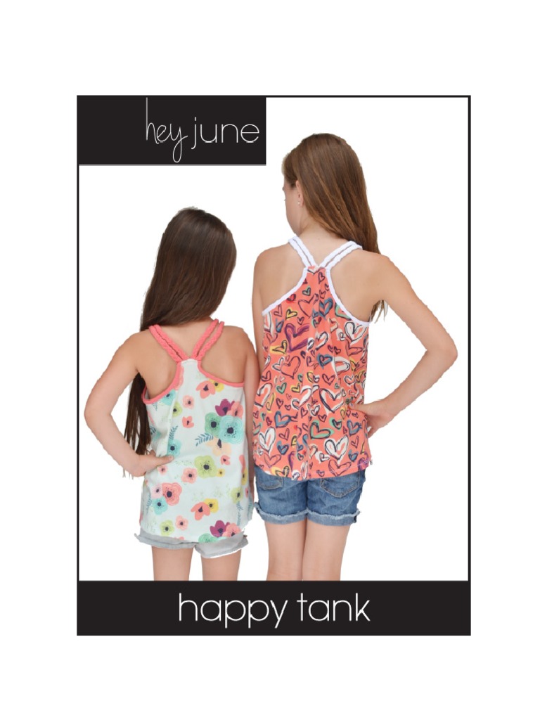 Happy Tank | PDF | Knitting | Seam (Sewing)