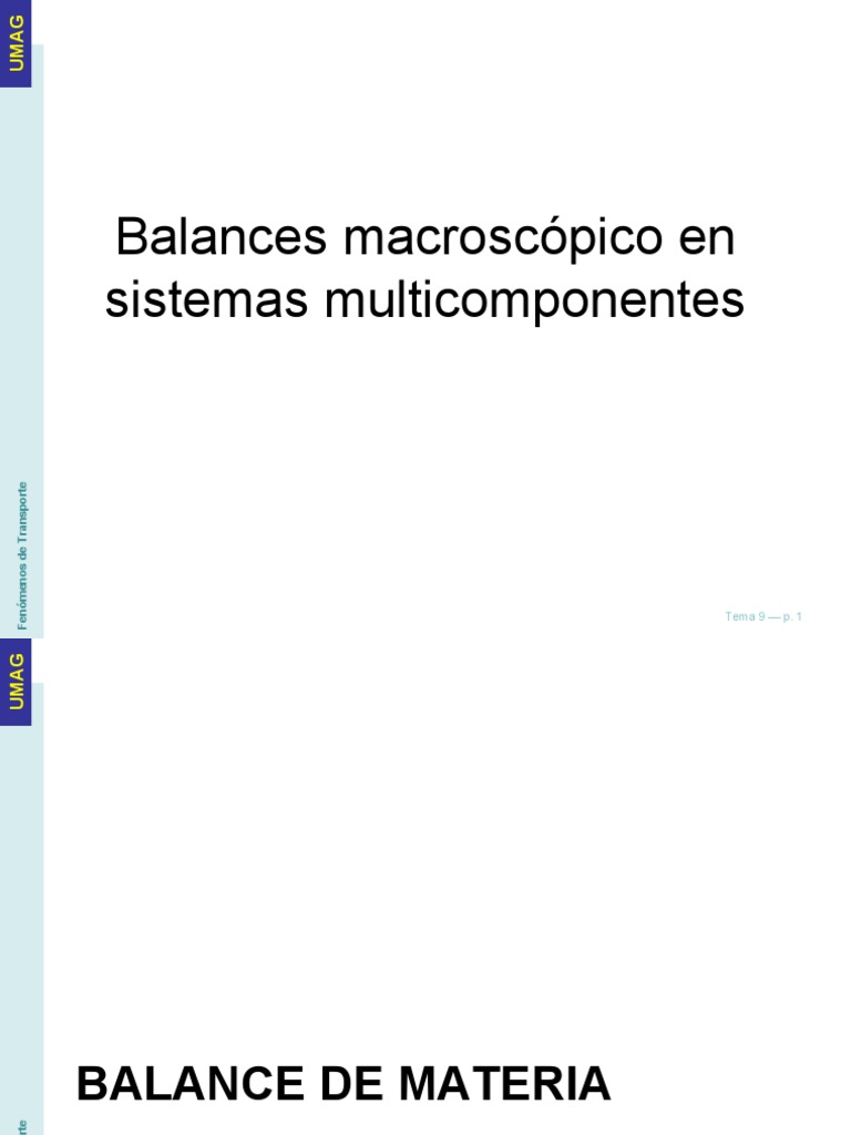 Macroscopicos multicomponente pdf fen menos de transporte reactor