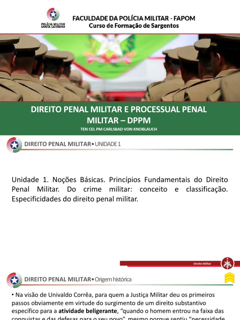 Direito Penal Militar Parte Geral E Especial Cpm Download Grátis