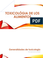 Toxicología de Los Alimentos Diapositivas