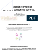Esterilización Comercial y Conservas Caseras.