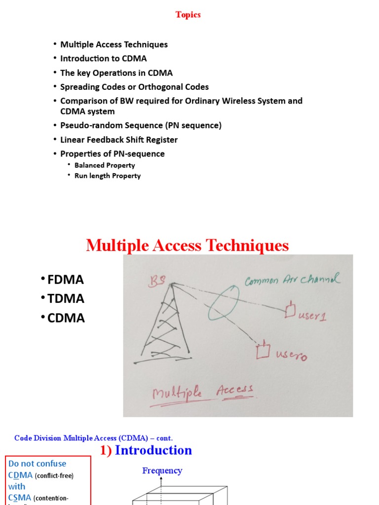 CDMA: Key Concepts and Techniques | PDF