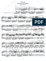 Clementi Sonatina in D Major Op 36 No 6