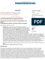 Características Individuales y de La Estructura Familiar de Un Grupo de Adolescentes Abusadores de A