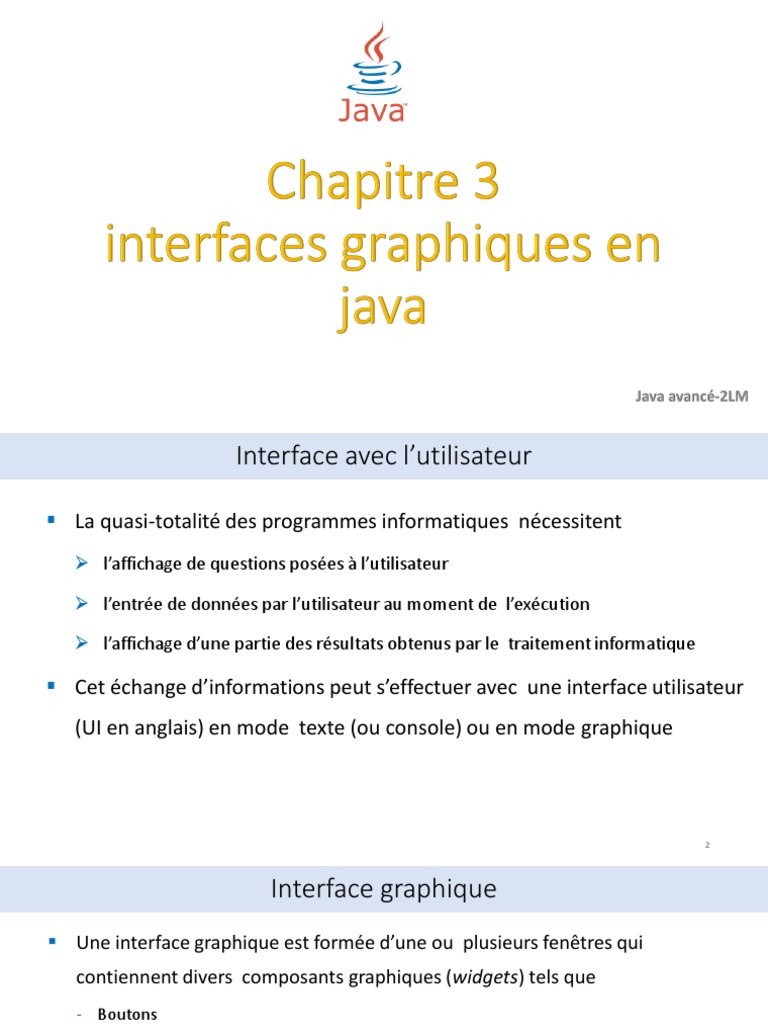 Interfaces graphiques en Java avec Swing PDF Modèlevuecontrôleur — free download