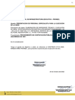 14.PEC117 - Carta N°14-CSC-PRESENTACIÓN DE PLANTEL CLAVE