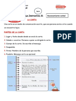 Hoja Instructiva 31 RAZ VERBAL LA CARTA Word Dianira PDF