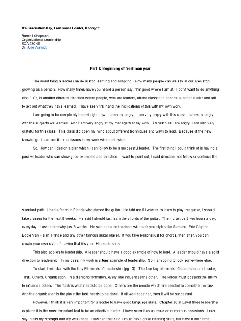 It Graduation Day | PDF | Leadership | Cognition