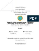 Tesis Diseño de Un Plan Estratégico para La Empresa de Transportes Servicargas Oriente C.a, Ubicada en Puerto La Cruz Estado Anzoátegui