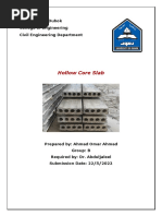 Building Report Hollow Core Slab