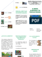 Triptico de Ciencias Naturales 1er Año