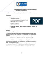 Tema Hidrocarburos Alifáticos Insaturados. Alquinos