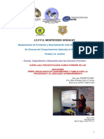 CURSO Psicopatología Clínica Forense de Perfiles de Consumo y Familia Dra Savio Uruguay