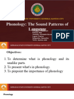 PHONOLOGY The Sound Patterns of Language 1