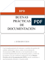 BPD - Buenas Prácticas de Documentación