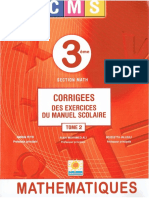 Corrige Manuel Scolaire 3 Math Section Math t2