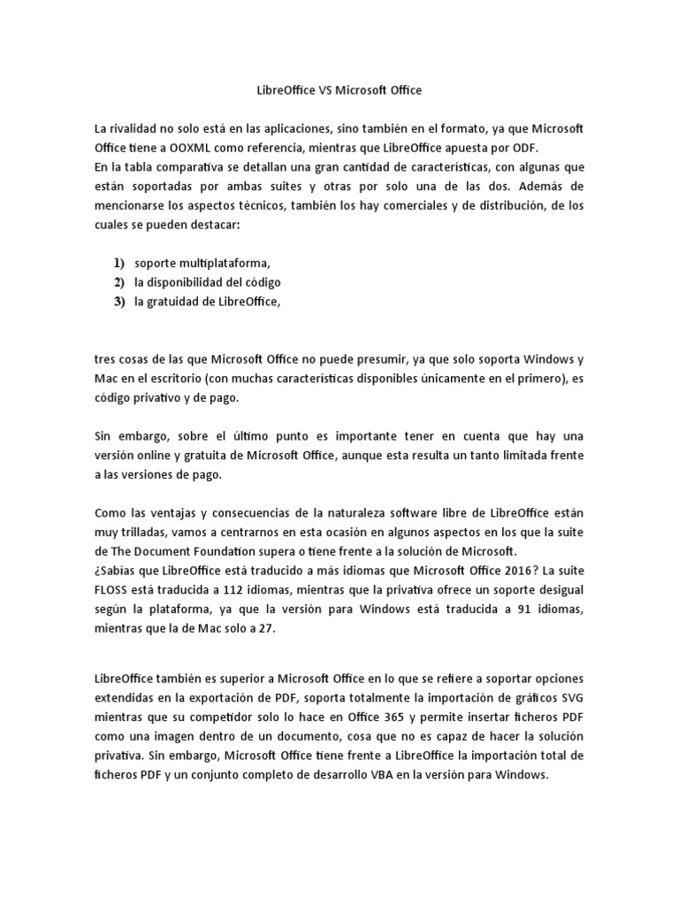 Libreoffice vs microsoft office pdf microsoft office microsoft