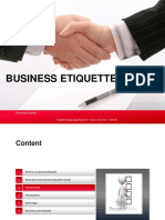 Business Etiquette Lesson FinalL