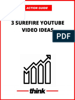 3 Surefire YouTube Video Ideas